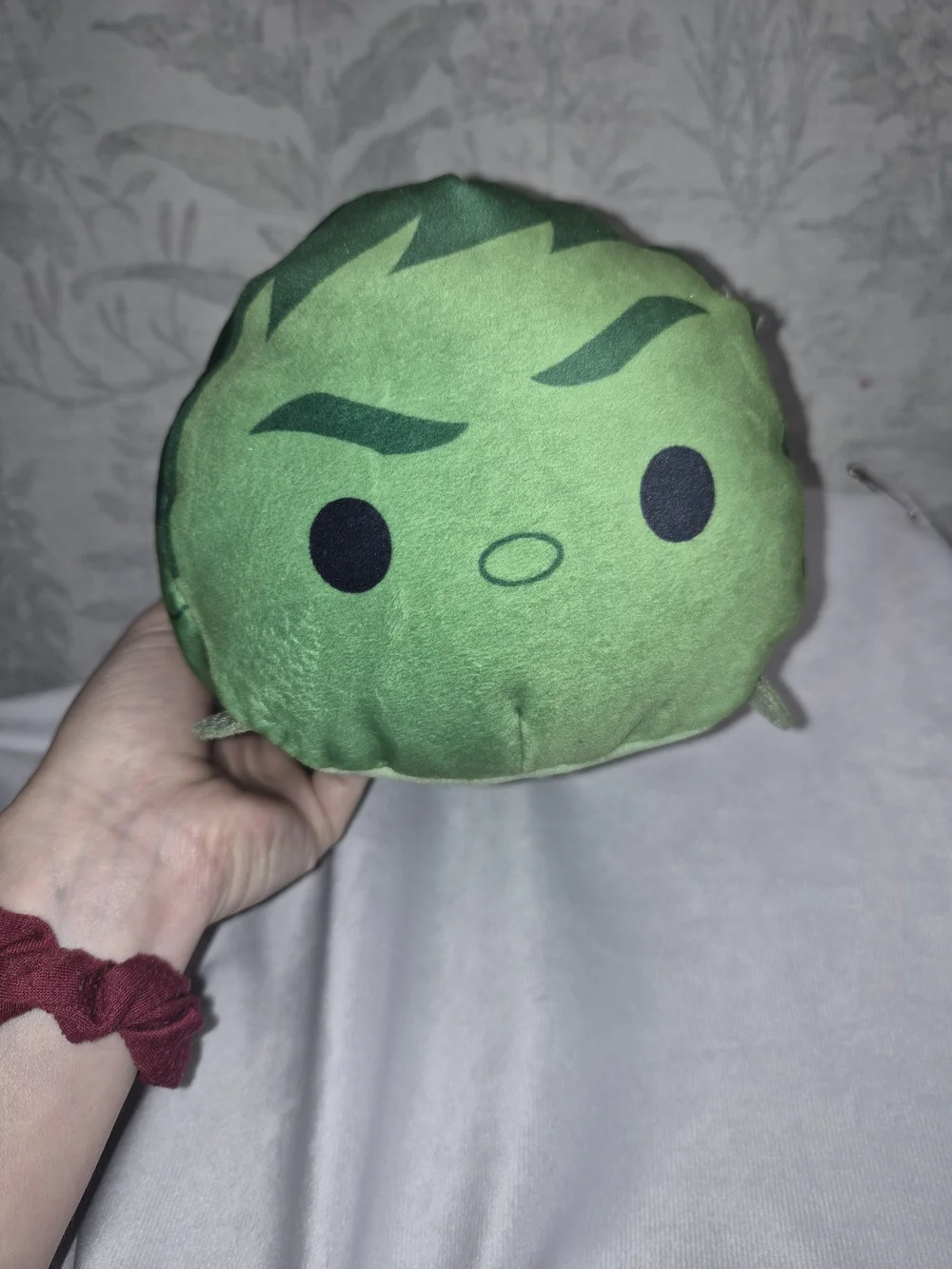 Marvel Disney Tsum Tsum Hulk Large Plush Just Play Green Avengers